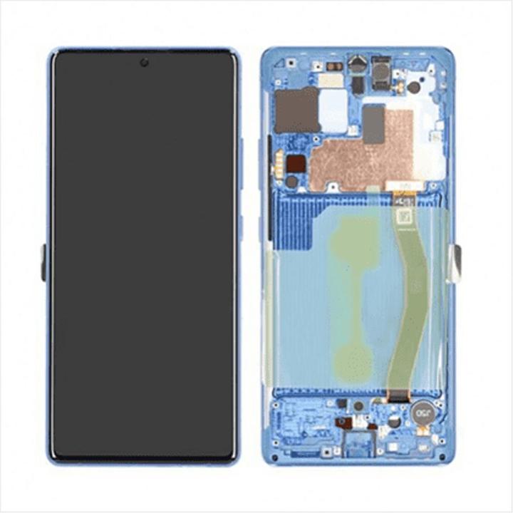 Actual product image Samsung LCD + Touch for G770F Galaxy S10 Lite - prism blue