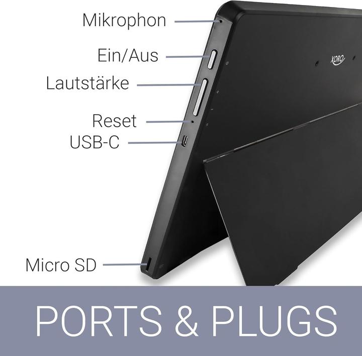 Produktbild Xoro MegaPAD 1333 Pro (nur WLAN, 13.30", 128 GB, Schwarz)