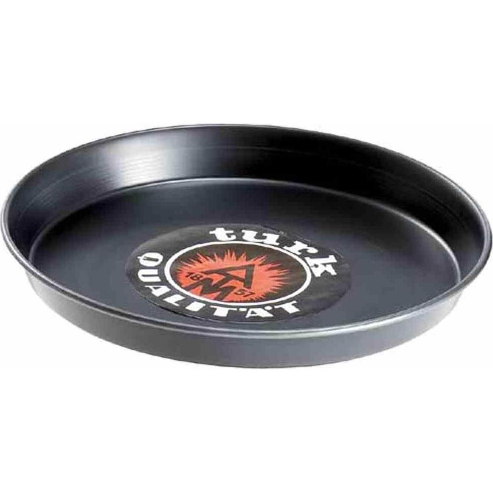 Turk, Pizza Zubehör, 67126 Pizzablech, Eisen, 26 cm, schwarz