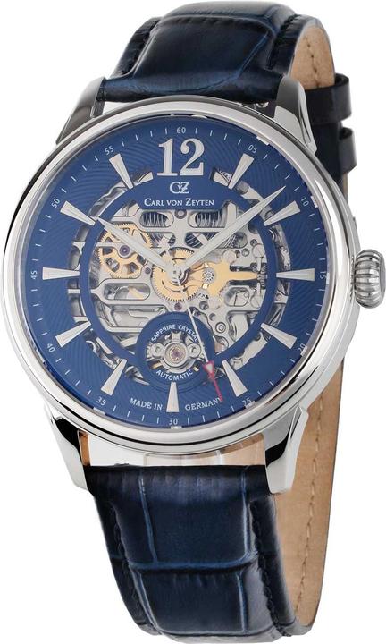 Produktbild Carl von Zeyten CVZ0080BLS Herrenuhr Schramberg Automatik 42mm 5ATM
