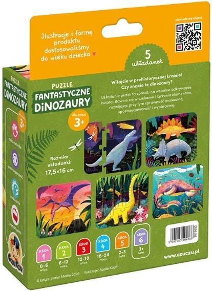 Produktbild Czuczu Puzzle - Fantastische Dinosaurier (9 Teile)