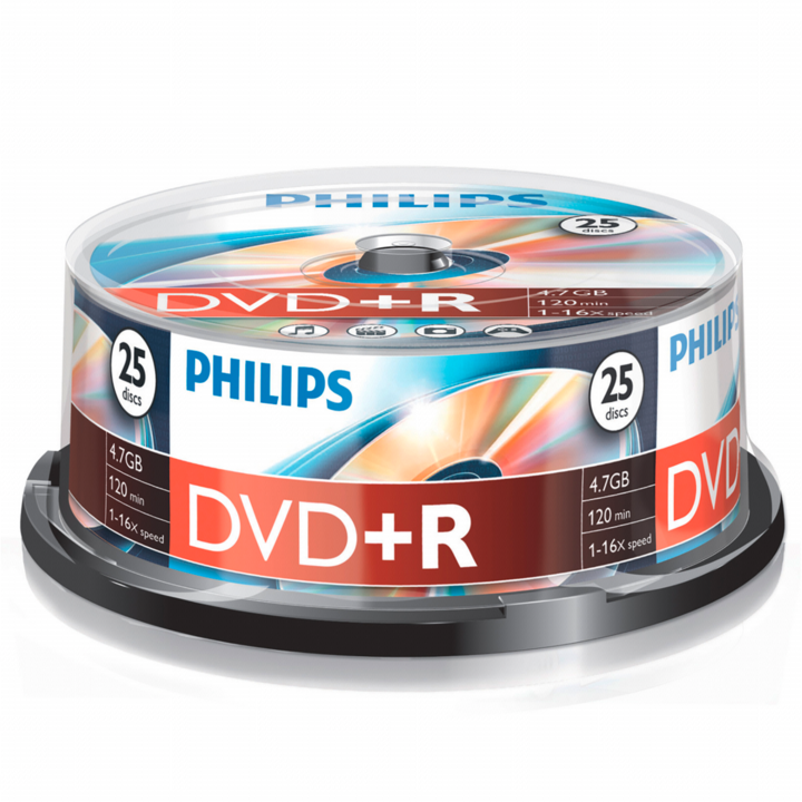 Actual product image Philips 1x25 DVD+R 4.7GB 16x SP (25 x)