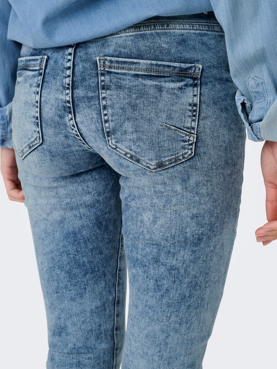 Actual product image Only Onlblush Mid Sk Ank Db Dnm Tai (32)