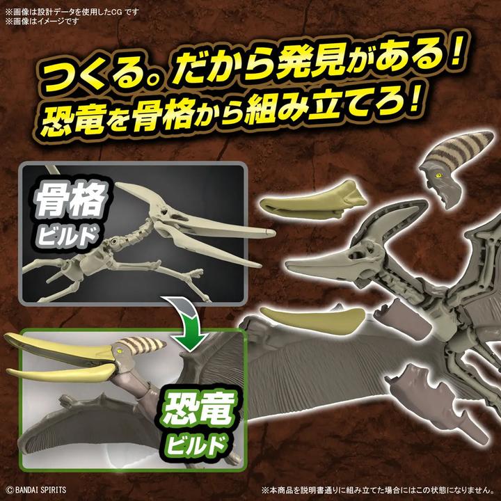 Actual product image Bandai PLANNOSAURUS - Plannosaurus Pteranodon - Model Kit