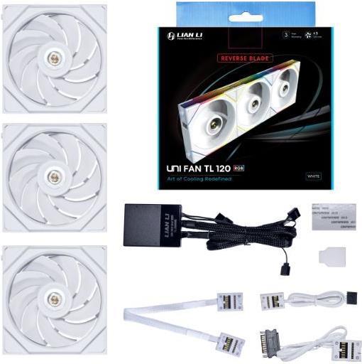 Immagine prodotto Lian-Li UNI FAN TL120 Lama inversa (120 mm, 3 x)