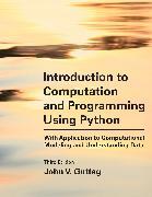 Produktbild Introduction to Computation and Programming Using Python, third edition (Englisch, John V. Guttag, 2021)
