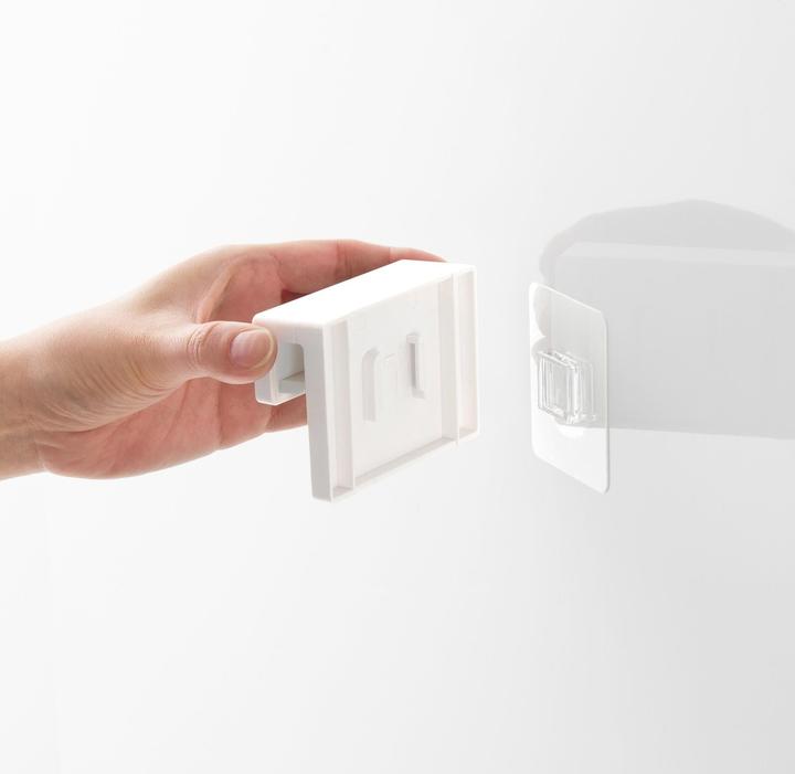 Produktbild Yamazaki Breiter Klebehaken-Zahnbürsten- und Zahnpasta-Halter TOWER