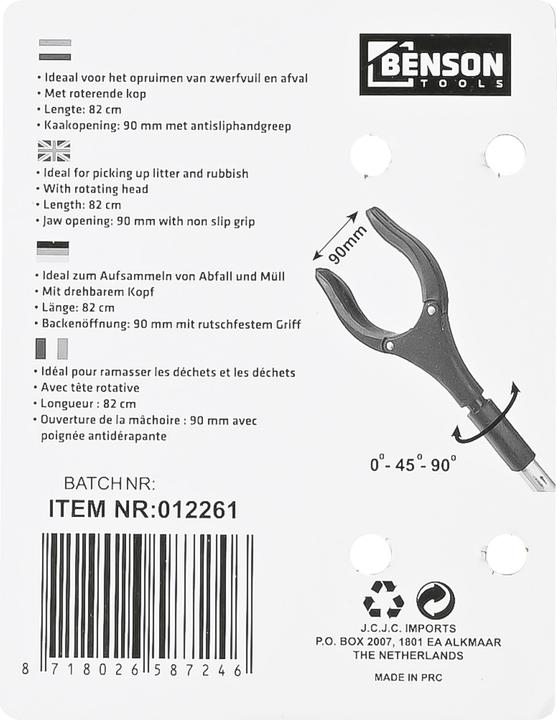 Immagine prodotto Benson Strumento di presa (1 pz.)