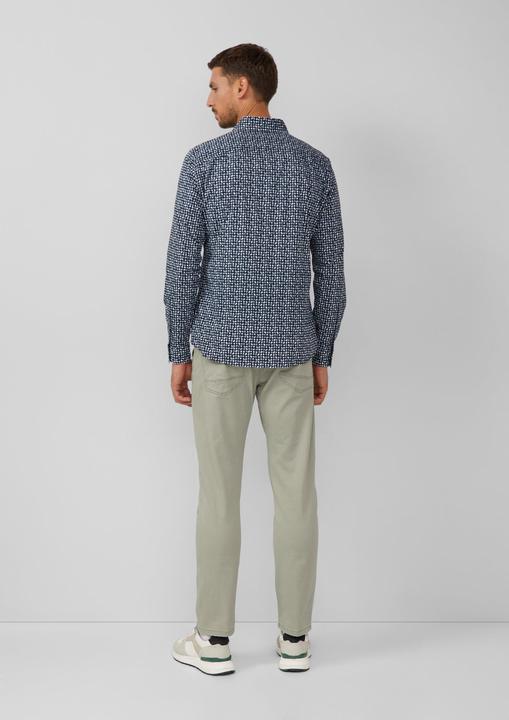 Immagine prodotto s.Oliver Hemd Slim Fit: Gemustertes Hemd aus Baumwollstretch (M)