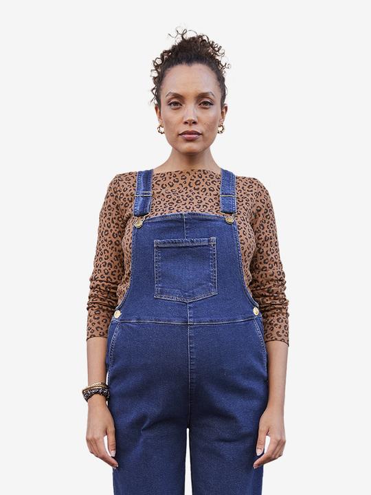 Actual product image Envie de Fraise Weite Umstands-Latzhose aus waterless-Denim (Frequency band 38 (2600 MHz))