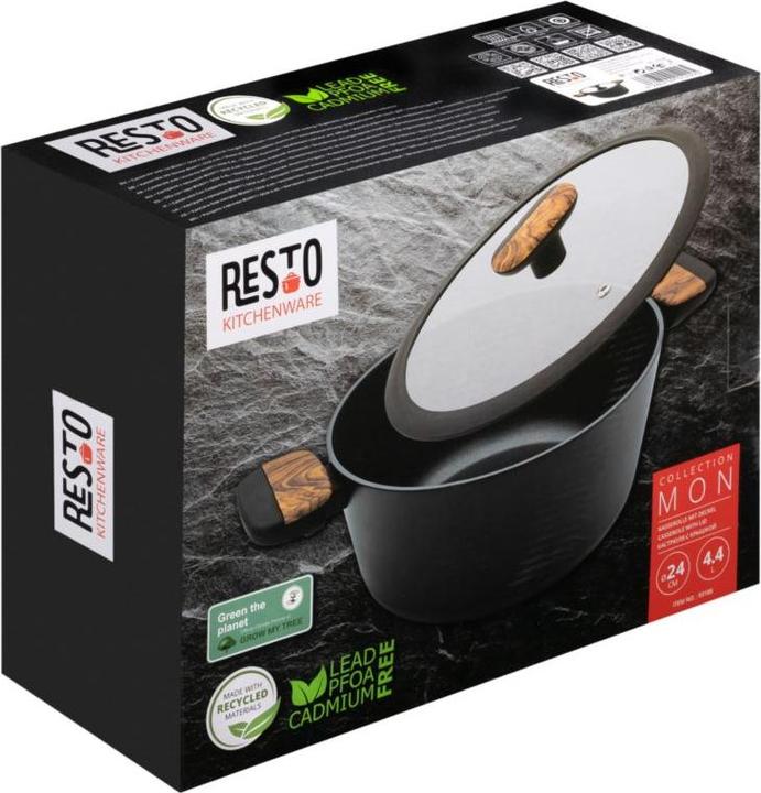 Image du produit Resto CASSEROLE D24CM 4.4L/93188 (24 cm, Casserole, Fonte d'aluminium)