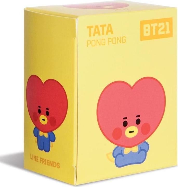 Actual product image Line Friends BT21 - plush mascot 8 cm TATA Baby Pong Pong (8 cm)