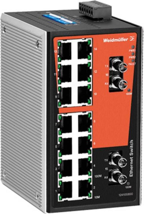 Weidmüller Switch unmanaged IE-SW-VL16T-14TX-2ST (14 ports)