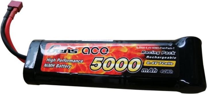 Gens Ace B-5000-8.4V-NIMH-Flat-Pack (8.40 V, 5000 mAh)