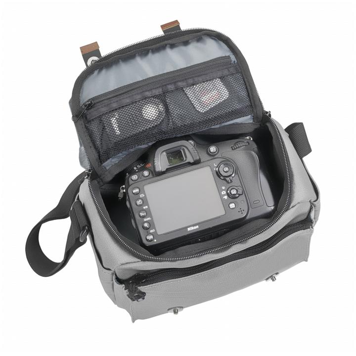 Produktbild mantona Kameratasche Milano piccolo (Kamera Schultertasche)