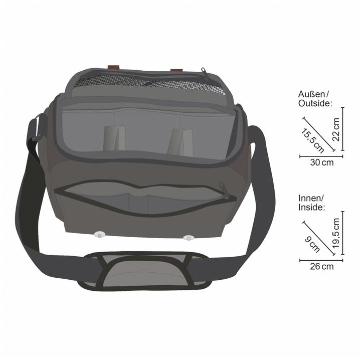 Immagine prodotto mantona Borsa fotografica Milano grande (Borsa a tracolla per fotocamera)