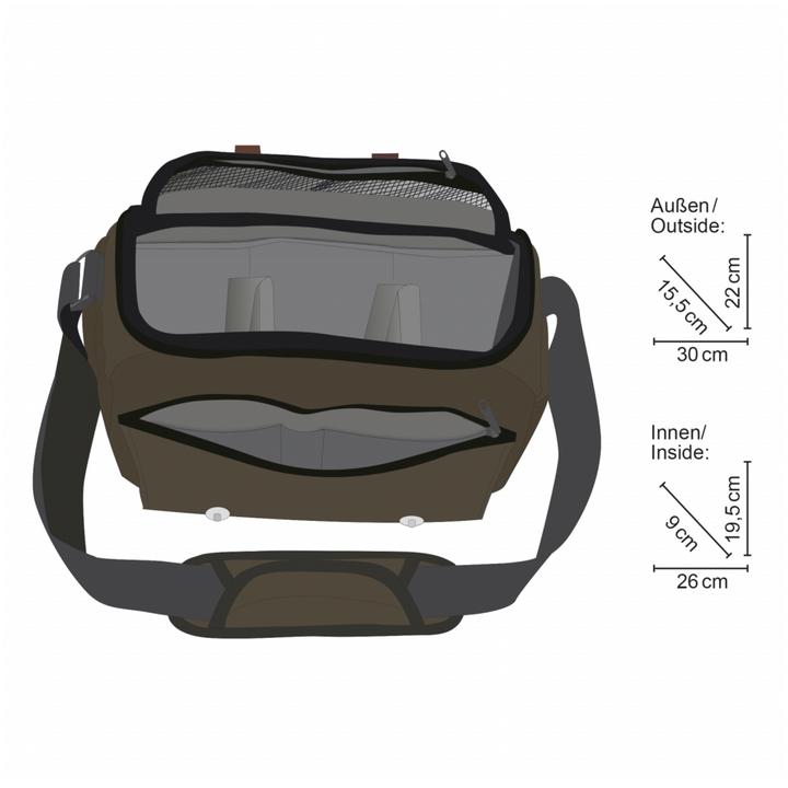 Immagine prodotto mantona Borsa fotografica Milano grande (Borsa a tracolla per fotocamera)