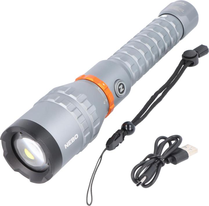 Actual product image Nebo DAVINCI 8000 LED-Taschenlampe (27.80 cm, 8000 lm)