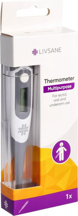 Produktbild Livsane Multifunktions-Thermometer (Achselhöhle, Mund, Rektal)