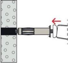 Actual product image Fischer Wedge anchor R 88715 EXA 12/ 35 Galvanised steel/expansion clip A 2 (50 pcs.)