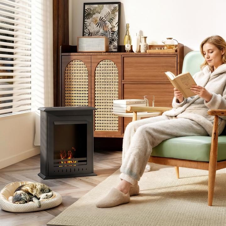 Immagine prodotto Homcom Ethanol-Kamin Stahl, Edelstahl Schwarz