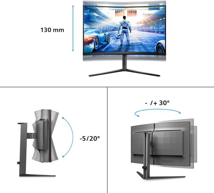 Actual product image Philips 32M2C5500W (2560 x 1440 pixels, 31.50")