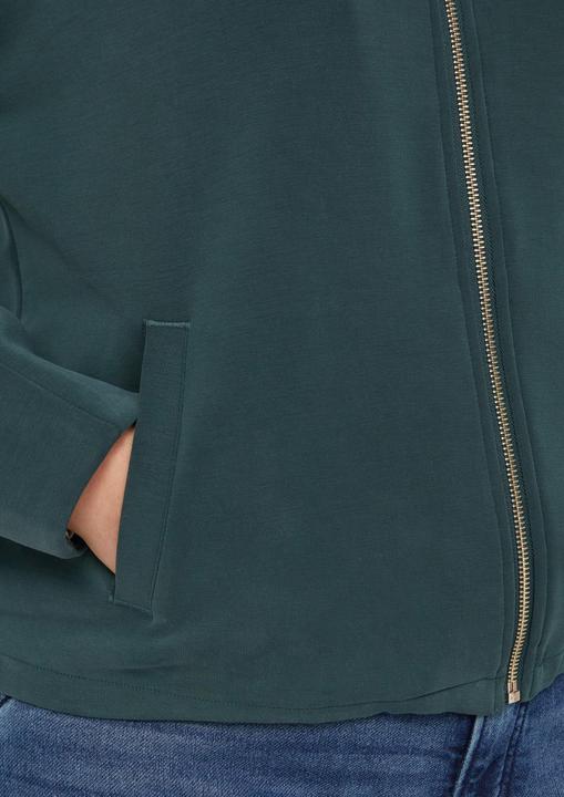 Produktbild s.Oliver Sweatshirt Jacke Oversized Scuba-Jacke mit verstellbarem Saum (46)