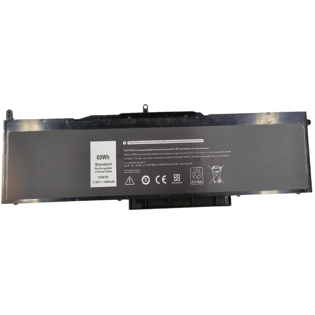 CoreParts Laptop Battery for Dell (7500 mAh), Notebook Akku, Schwarz