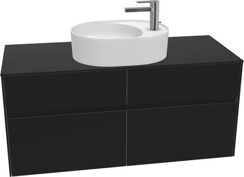 Actual product image Villeroy & Boch Collaro washbasin cabinet 1200x548x500 mm, 4 drawers, for washbasin in the midd (127 x 62 x 57 cm)