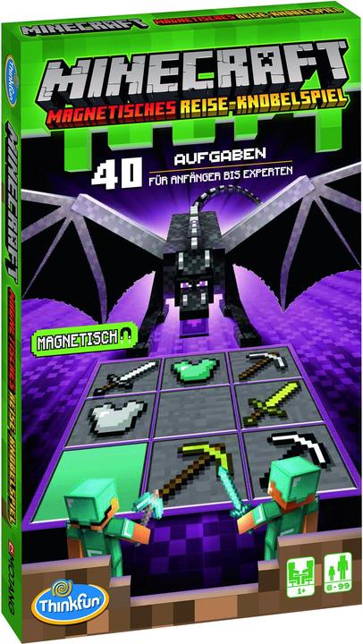 Image du produit Thinkfun Minecraft - Le jeu de voyage magnétique (Allemand, 2 - 4 Joueur)