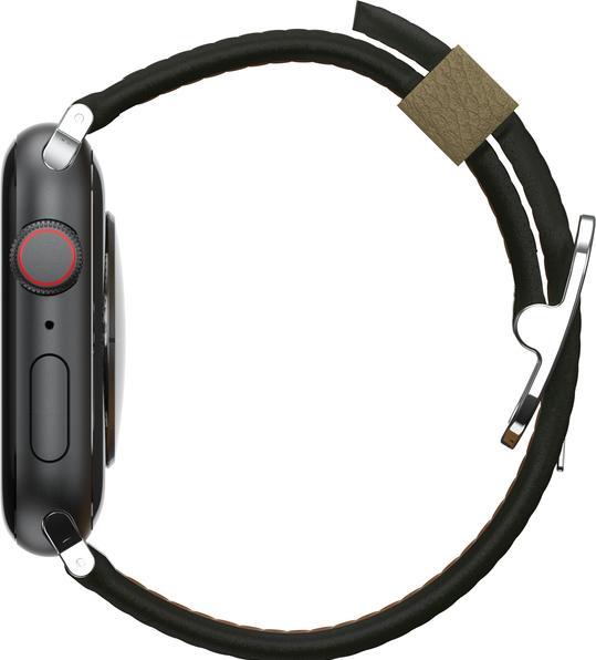 Actual product image OtterBox Symmetry Cactus Leather Watch Band for Apple Watch 9/8/7 45mm (44 mm, 42 mm, 45 mm, Vegan Leather)