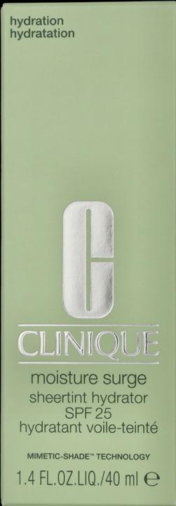 Actual product image Clinique Moisture Surge (Suntan cream, SPF 25, 40 ml, 66 g)