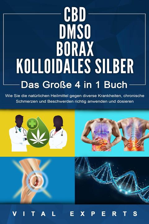 Produktbild Elektrobock CBD - DMSO - BORAX - KOLLOIDALES SILBER - Das Grosse 4 in 1 Buch: Wie Sie die natürlichen Heilmittel (Deutsch, Vital Experts, 2024)