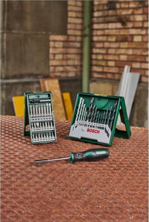 Actual product image Bosch Zubehör 25+15+1 Mini-X-Line sets plus handle (3-8 mm (wood drill bit))