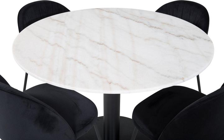 Produktbild Ebuy24 Essgruppe Estelle 80 (5-teilig) (Marmor)