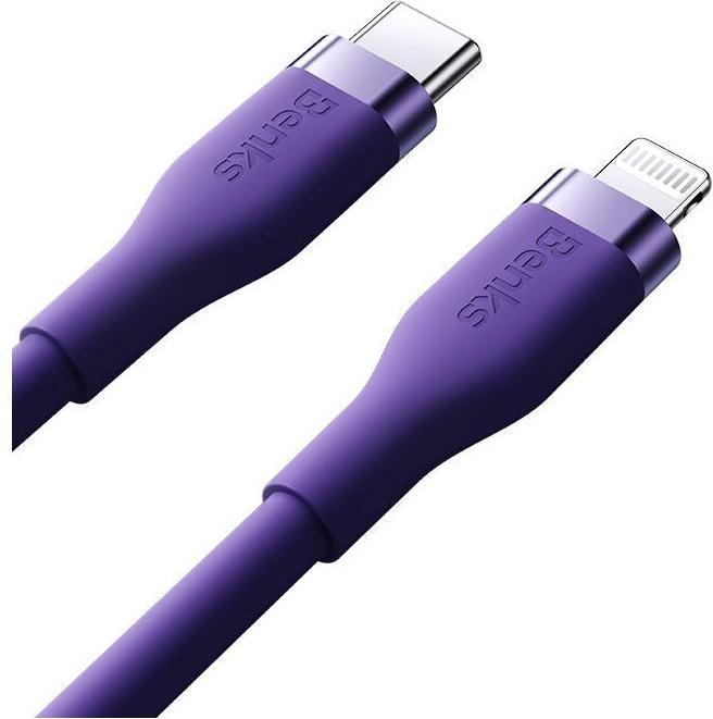 Immagine prodotto Benks Cavo di ricarica M19 MFI viola (1.20 m)