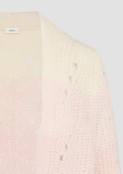 Produktbild s.Oliver Strickjacke Alpakamix-Cardigan mit Farbverlauf (M)