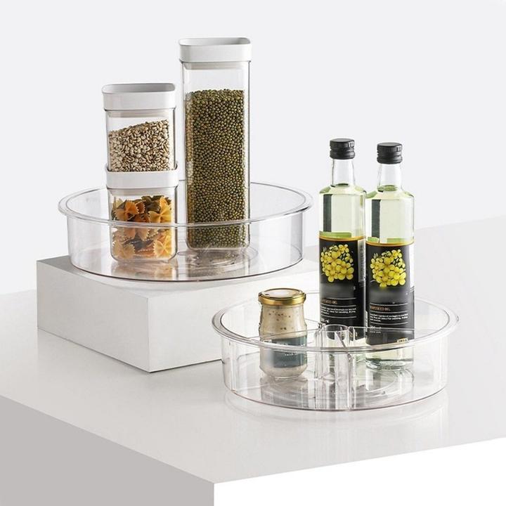 Actual product image Bins and Boxes Turntable Lazy Susan CLAR