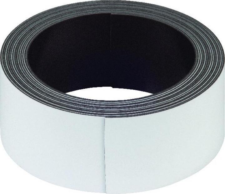 Image du produit Magni Bande magnétique inscriptible 2,5m x 30,blanc Contenu : 1 (1x)