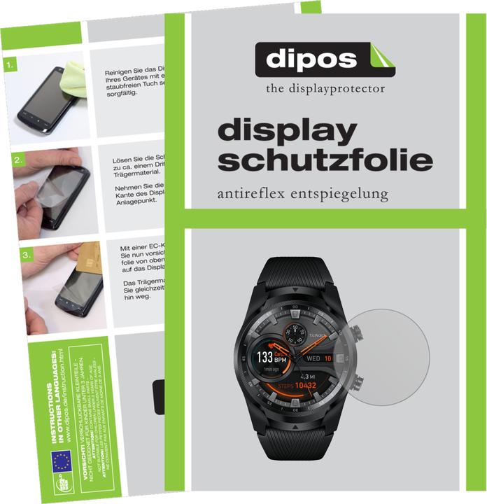Actual product image Dipos Screen Protector Anti-Glare (TicWatch Pro 4G)