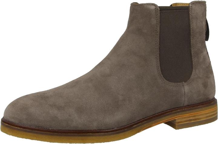 Taupe suede