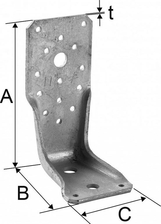 Actual product image Simpson Sst Angle connector KR (Angle connector, 1 pcs.)