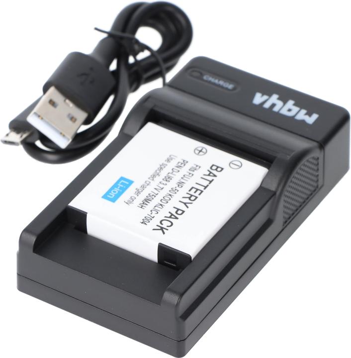 Produktbild AccuCell Ladegerät passend für Kodak Klic-7004, M1033, V1073, EasyShare V1253, Easyshare V1273 (Kamera Akku Ladegerät)
