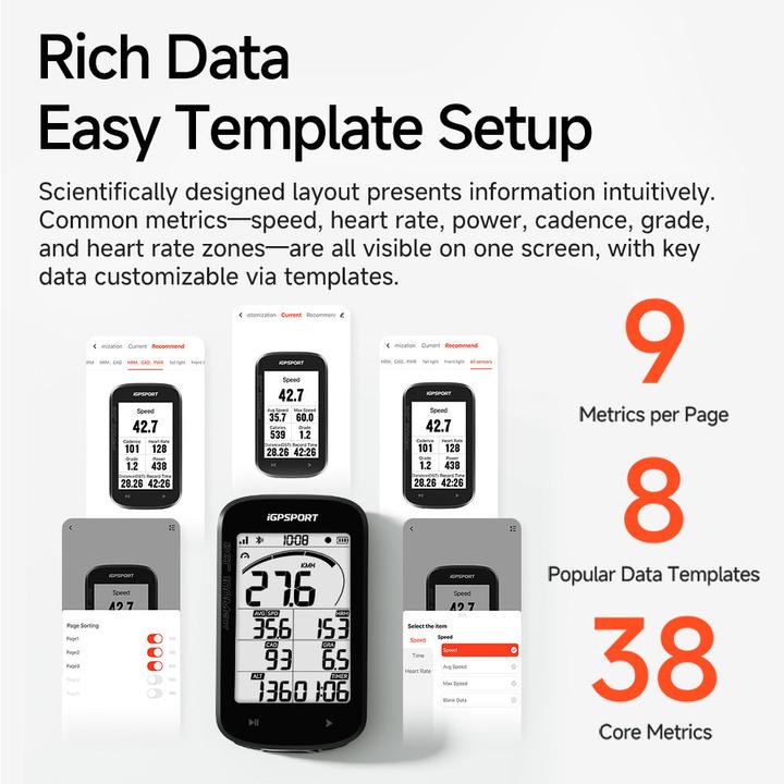 Actual product image iGPSport BSC100Max GPS Cycling Computer