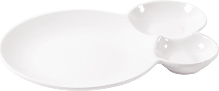 Domoletti PIATTO DA PORTATA 3 SEZIONI 23X16CM
