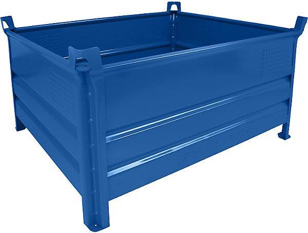 Heson-Werk Contenitore impilabile a parete piena, LxL 1000 x 1200 mm