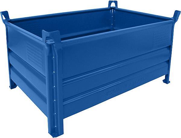 Actual product image Heson-Werk Solid wall stacking container, WxL 800 x 1200 mm