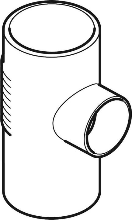 Actual product image Geberit Silent grenrør 88.5° 56/56 mm