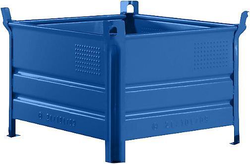 Actual product image Heson-Werk Solid wall stacking container, WxL 800 x 1000 mm