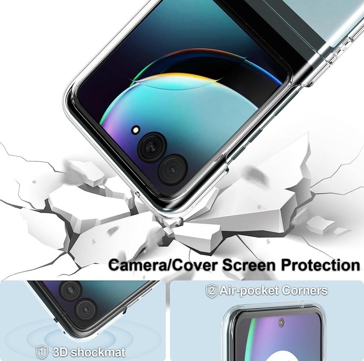 Actual product image Screenguard Motorola Razr 40 Ultra SuperClear Hard Case Cover (Motorola Razr 40 Ultra)